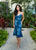 Dress Kama Blue Loulu Palm