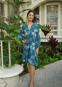 Dress Lanikai Blue Quilt